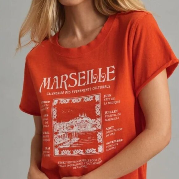 Maeve European Graphic Tee, Size L, Pre-Owned - Good Condition - Picture 1 of 9